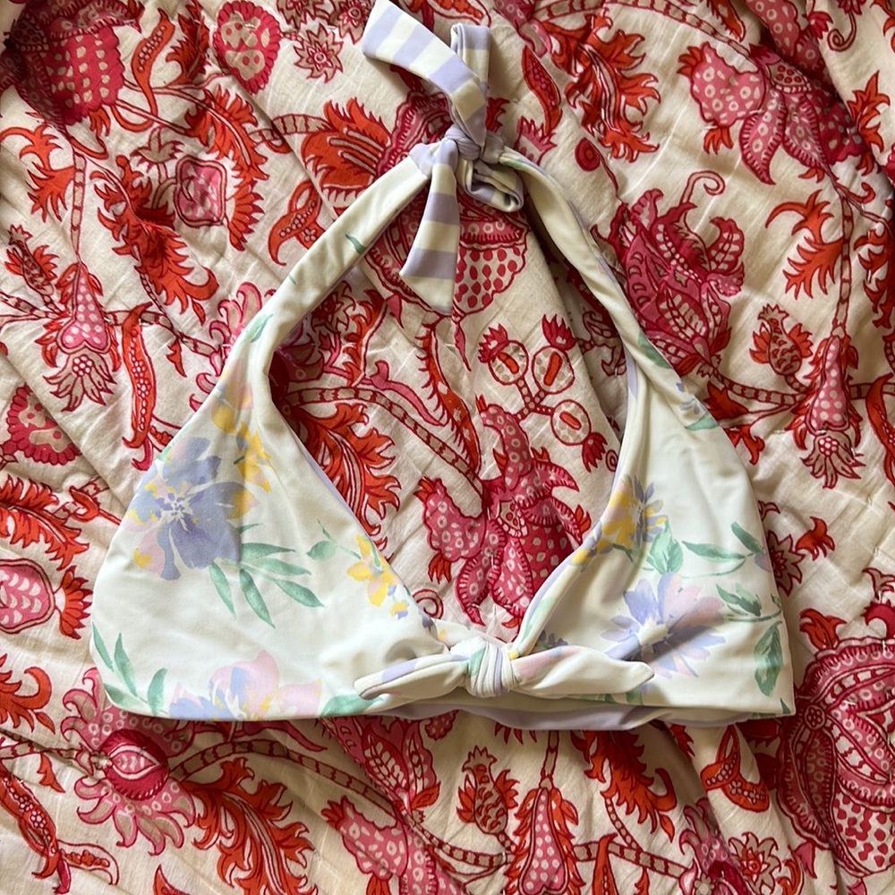 sonoma goods for life women's purple and green bikini-and-tankini-tops